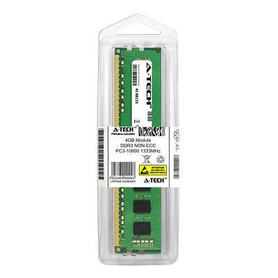 4GB DDR3 PC3-10600 1333MHz DIMM (Kingston KVR13N9S8/4 Equivalent