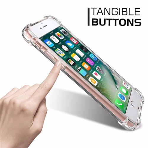 Pour iPhone 6/7/8 Plus X XS XR 11 12 - Coque transparente housse pare-chocs en TPU souple - Photo 7 sur 10