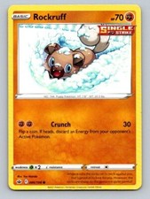 2021 Pokemon Card Chilling Reign Rockruff 86/198