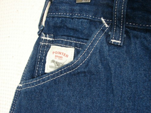 Pointer Marke Shorts Damen 8 blau Denim Zimmermann Arbeitskleidung Bauernhof Land Mädchen - Bild 2 von 8