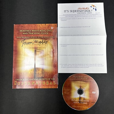 Sid Roth s School Of The Supernatural Mentoring & Teaching DVD - Jason Noble