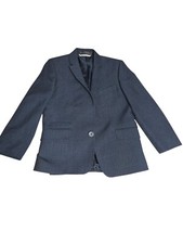 NOTE Marc New York Andrew Dark Blue Suit Jacket Blazer Boys 8R Coat