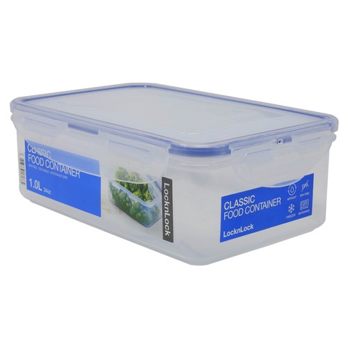 LocknLock 1L High Quality Rectangular Food Storage Durable Airtight Container - Picture 4 of 4