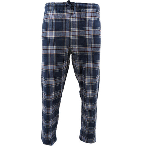 Mens Pyjama Bottoms Cotton Woven Check Stripe Loungewear Soft Sleepwear Pyjamas - Picture 2 of 18