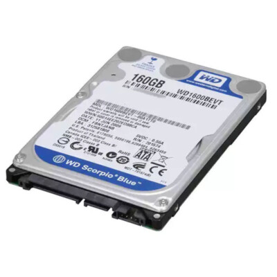 Western Digital WD1600BEVS 160GB 2.5インチ Western Digital Scorpio Blue WD1600BEVS 160GB 5.4K 2.5 inch SFF