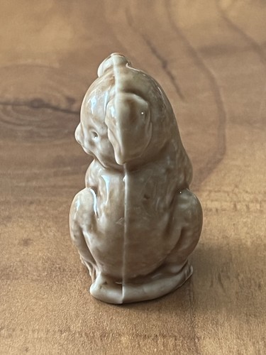 Wade Whimsies Koala Miniature Figurine Brown Red Rose Tea England Collectible - Picture 3 of 6