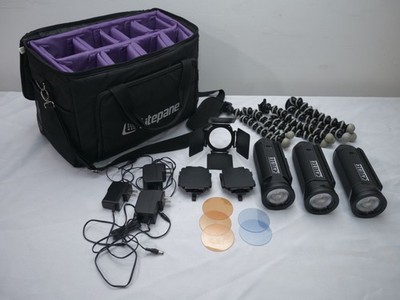 Litepanels Caliber LED Fresnel 3-Light Kit - Photography and Video Lights