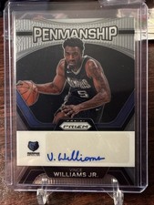 2023-24 Panini Prizm Vince Williams Jr. Penmanship Auto #PNM-VWJ Grizzlies