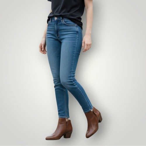 Stivaletti Frye Judith doppia zip in pelle marrone cognac 9,5 m tacco a blocco Wester - Foto 1 di 14