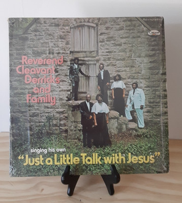 Rev. Cleavant Derricks & Family Just A Little Talk With Jesus VG+ Vinyl Lp 1975