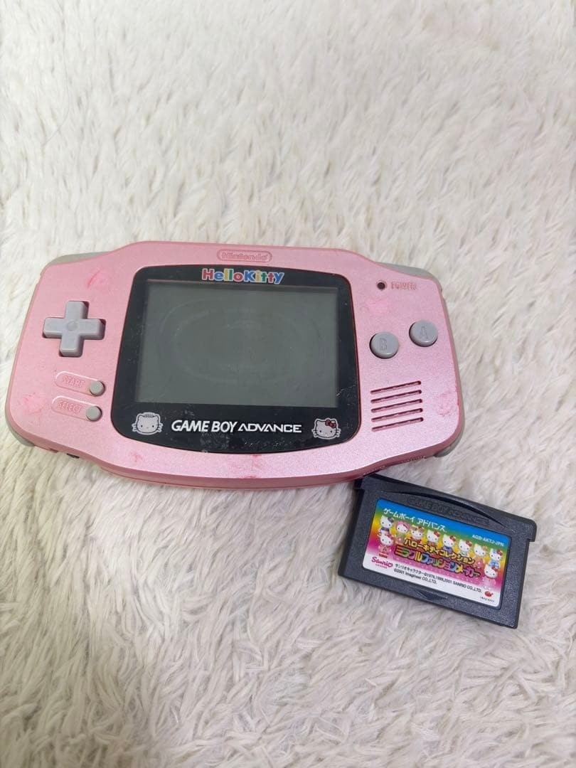 ゲームボーイアドバンス GBA ハローキティ Nintendo Game Boy Advance Hello Kitty Special Edition Pink
