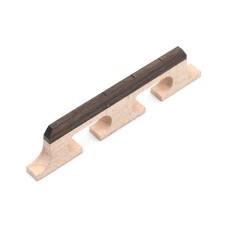 Maple And Ebony 3 Footed Banjo Bridge For 4/5/ 6 String Banjos Parts Replacement
