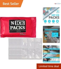 Reusable Dry Ice Packs for Shipping Food Coolers Lunch Boxes Flexible Long La...