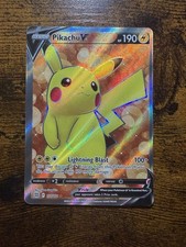Pikachu V (Full Art) 157/172 Swsh09: Brilliant Stars Holo