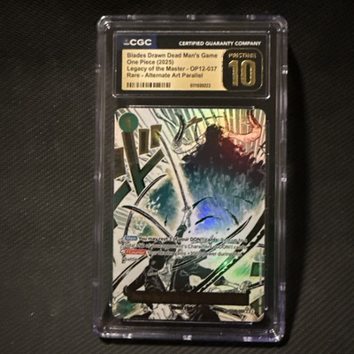 #ad #ad 2025 ONE PIECE OP12 037 LEGACY OF THE MASTER DEAD MAN#x27;S Game CGC PRISTINE 10 $349.99