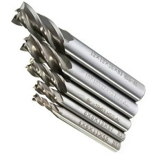 5Pcs HSS End 4 Flute End Mill Cutter 4/6/8/10/12mm Straight Shank Drill Bit