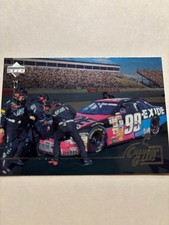 1996 Jeff Burton Exide Ford trading card