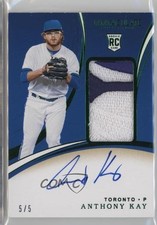 2020 Panini Immaculate Rookie Green 5/5 Anthony Kay #116 Patch Auto n1u