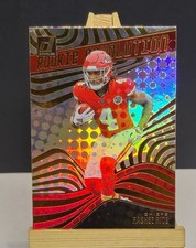 2023 Donruss #RR-36 Rashee Rice RC Rookie Revolution Foil Chiefs Insert Card . rookie card picture
