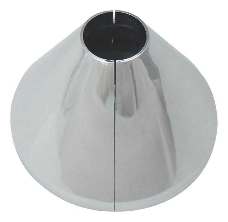 Plumb Pak K857-21 Clip on Deep Flange Cover for 1/2 in. Iron Pipe, silver