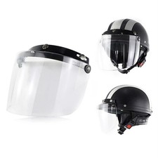 Universal 3 Snap Motorcycle Helmet Visor Lens...