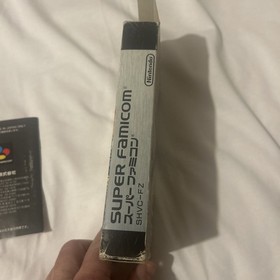 F-ZERO w/box manual Nintendo Super Famicom SFC From JAPAN w/ protective case.  