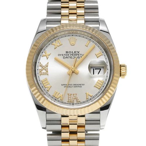 Rolex Datejust 36 126233 36mm Stainless Steel Silver Wristwatc...