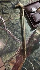 Vintage Brass long handle horse shoe horn