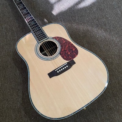 New D-45 Natural Acoustic Guitar solid spruce top & Mahogany Back Sell Off