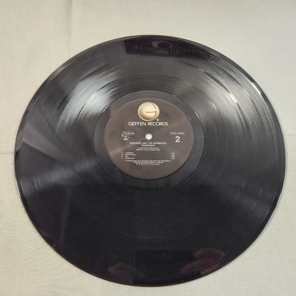 SIOUXSIE and The BANSHEES - Tinderbox - Vinyl Album Geffen Records GHS 24092 VG+ Foto 4 de 4