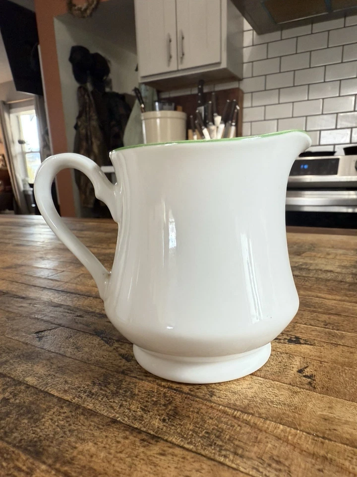 Jade Lilly Shafford Hand Painted Porcelain Creamer Sugar Bowl In EUC - Image 3 of 4