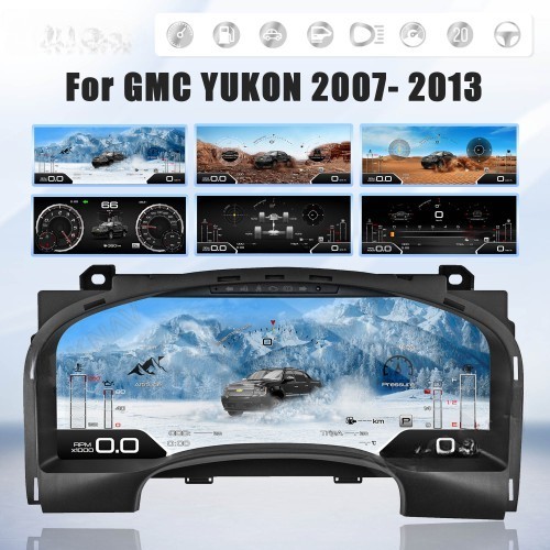 15.1″ Cluster Instrumen For GMC Yukon Chevrolet Silverado Tahoe Suburban 2007-13