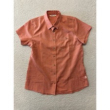 Orvis Womens Short Sleeve Button Down Shirt Medium