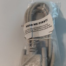 DB25 25-Pin Male/Male Serial Port Cable RS232 3ft Sealed