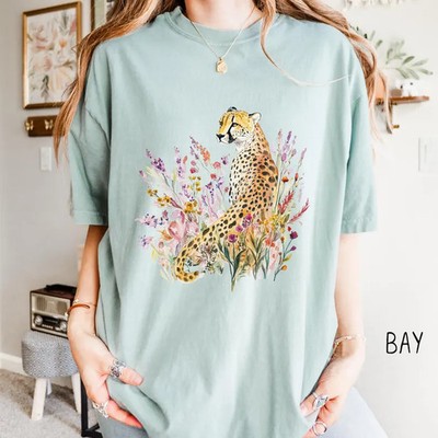 Watercolor Cheetah Comfort Tee