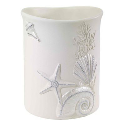Avanti Sequin Shells Wastebasket