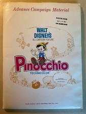Pinocchio Presskit / Advance Campaign Material 1971, Walt Disney, ultra rare!