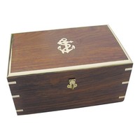 Holzbox Schatulle Aus Holz 26 X 16,6 Cm Sea-Club