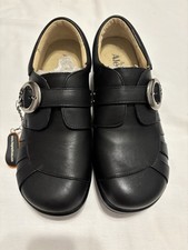 Alegria Khloe KHL-601 Womens Black Leather Loafer Flats Shoes