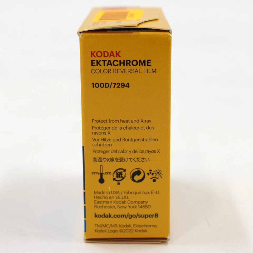 Kodak Ektachrome Super 8 100D/7294 Color Reversal Film (7452618) 50' Roll - Image 3 of 4