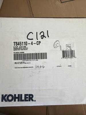 Kohler TS45110-4-CP Alteo Single Handle Rite Temp Valve (Trim Only) Chrome