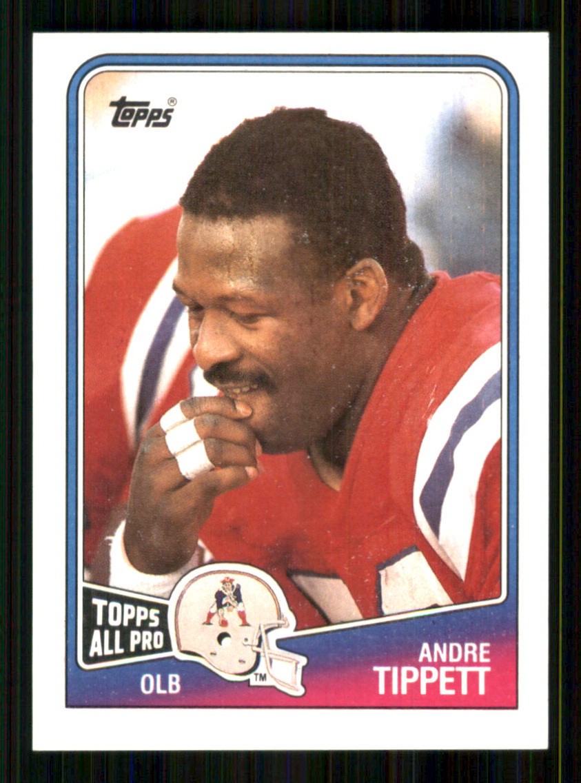 1988 Topps #186 Andre Tippett New England Patriots 7532