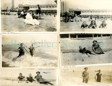 Asbury Park NJ - 7 DIFF PHOTOS PAVILION & BEACH - 1907 Photographs