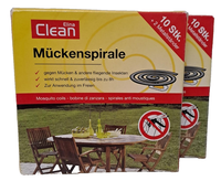 ( 2X10 Stk.) Elina Clean MüCkenspirale Gegen MüCken Und Andere Fliegende Insekte