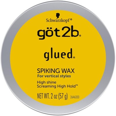 Got2b Glued Spiking Hair Wax, Fierce Holding 2 Ounce (Pack of 1),
