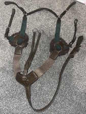 Pettorina Competitore Sciabola Marrone Completo 5 Punti Competizione Corsa Martingala