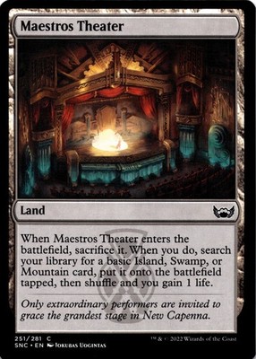 MTG Maestros Theater NON FOIL NM C 251 Streets of New Capenna