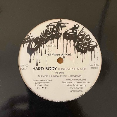 THE SHOP 12'' Hard Body Sweat Shop Ultra-Rare Synth Boogie Funk Modern Soul HEAR