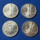 2000 Silver Dollar American Eagle Walking Liberty $1 Coin Uncirculated  lot of 4