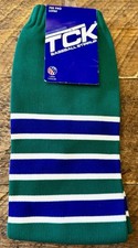 Brand New TCK Baseball Stirrup Socks Size Large 700 Pro  Green / White / Blue